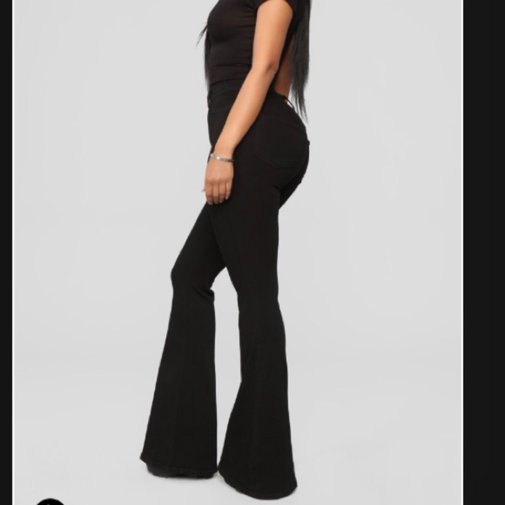 ♠️ Fashion Nova Deep In My Soul Flare Jeans